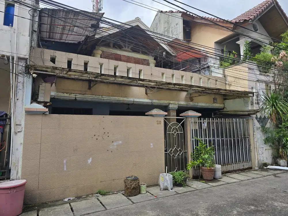 Rumah 2 Lantai 4 Kamar Di Sunter Jaya Hitung Tanah Saja