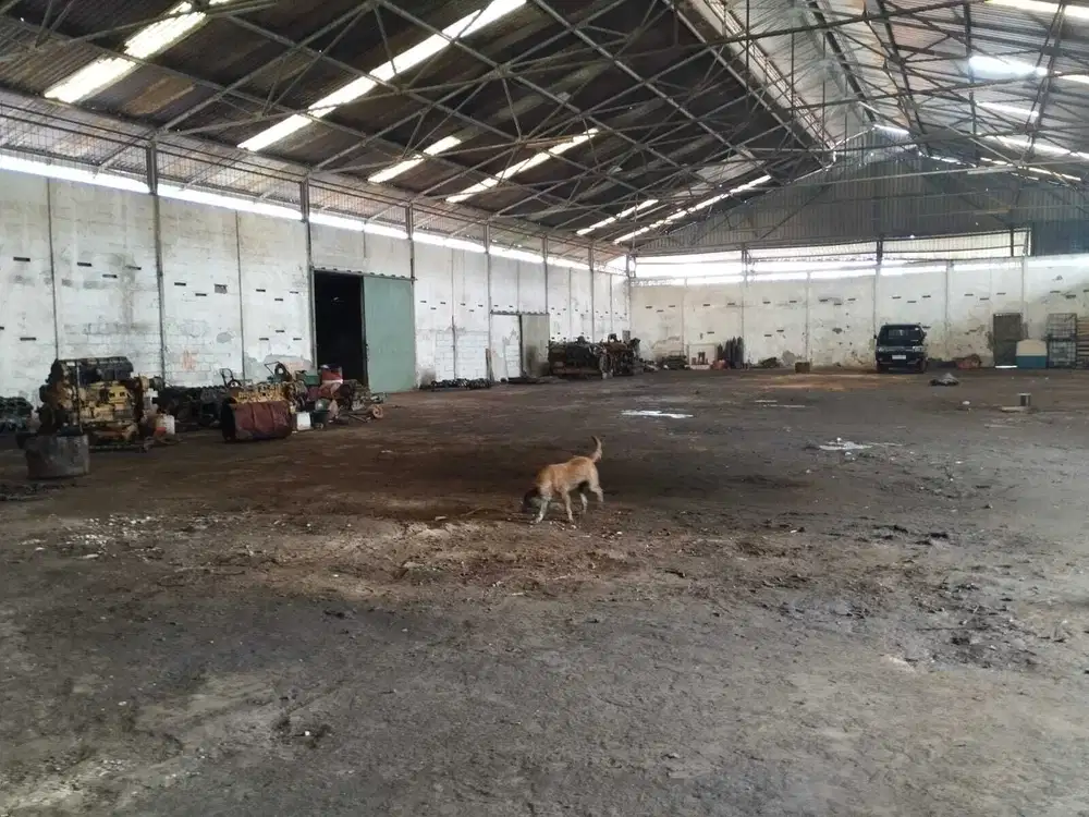 Dijual Cepat Gudang Kayu Besar Pinggir Jalan Hanya Hitung Tanah