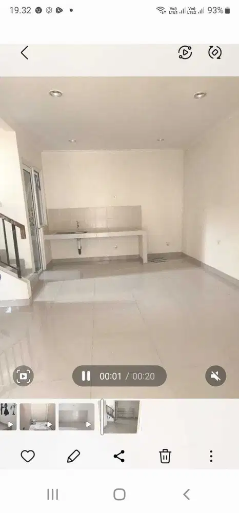 DISEWAKAN RUMAH CLUSTER TESLA KOSONGAN 7X11