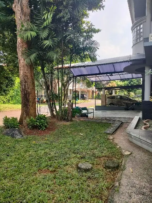 Rumah rapi dijual di cluster Cemara Alam Sutera dekat akses tol