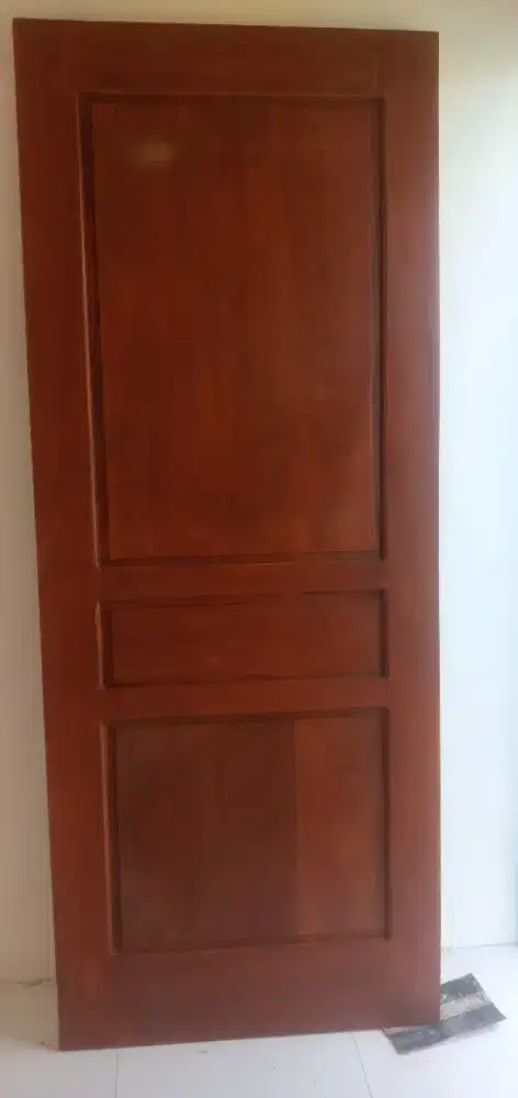 Pintu minimalis. Pintu kayu jati. Pintu kamar