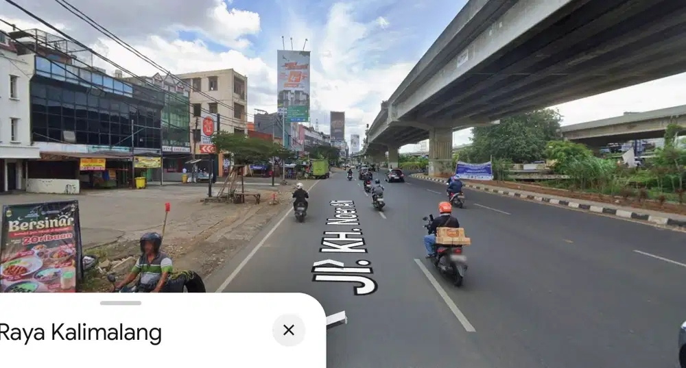Ruko raya kalimalang jakasampurna berbatasan dgn jakarta