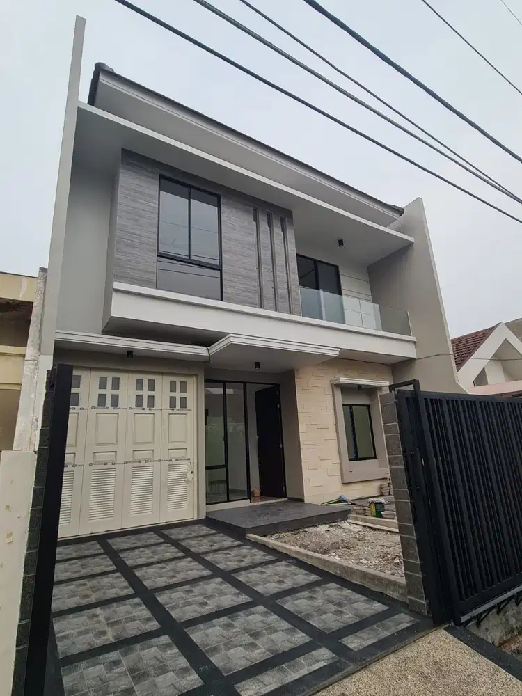 DIJUAL RUMAH MEWAH MODERN MINIMALIS DI MANYAR KERTOADIHARGA 5M