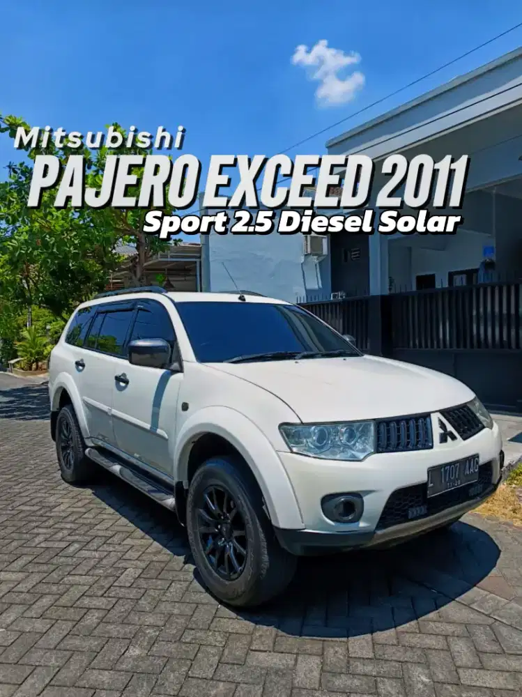 PAJERO SPORT EXCEED 2011 4X2 DIESEL SOLAR!!
