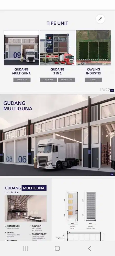 Jual dan Sewa Gudang Multi Guna 3 in 1 Samping Bandara Soekarno Hatta