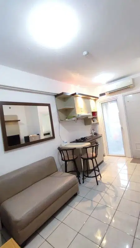 Apartemen Green Pramuka 2BR furnished murah