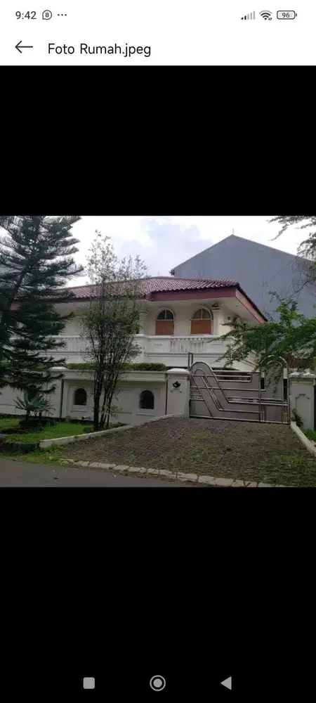 Dijual cepat  Rumah Tua Ancol hitung tanah lingkungan Elite Jak Utara