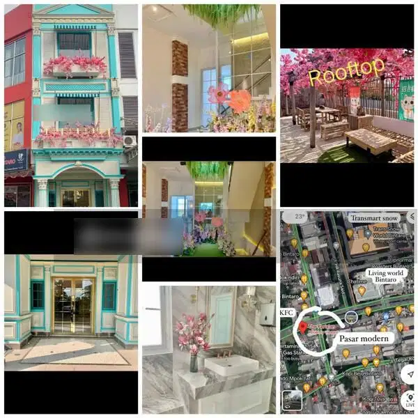 Ruko 3lt+ Rooftop di Jl. Jend Sudirman, Bintaro Tangerang