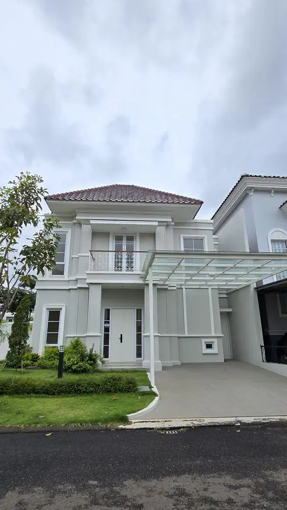 Rumah baru siap huni di cluster alicante gading serpong