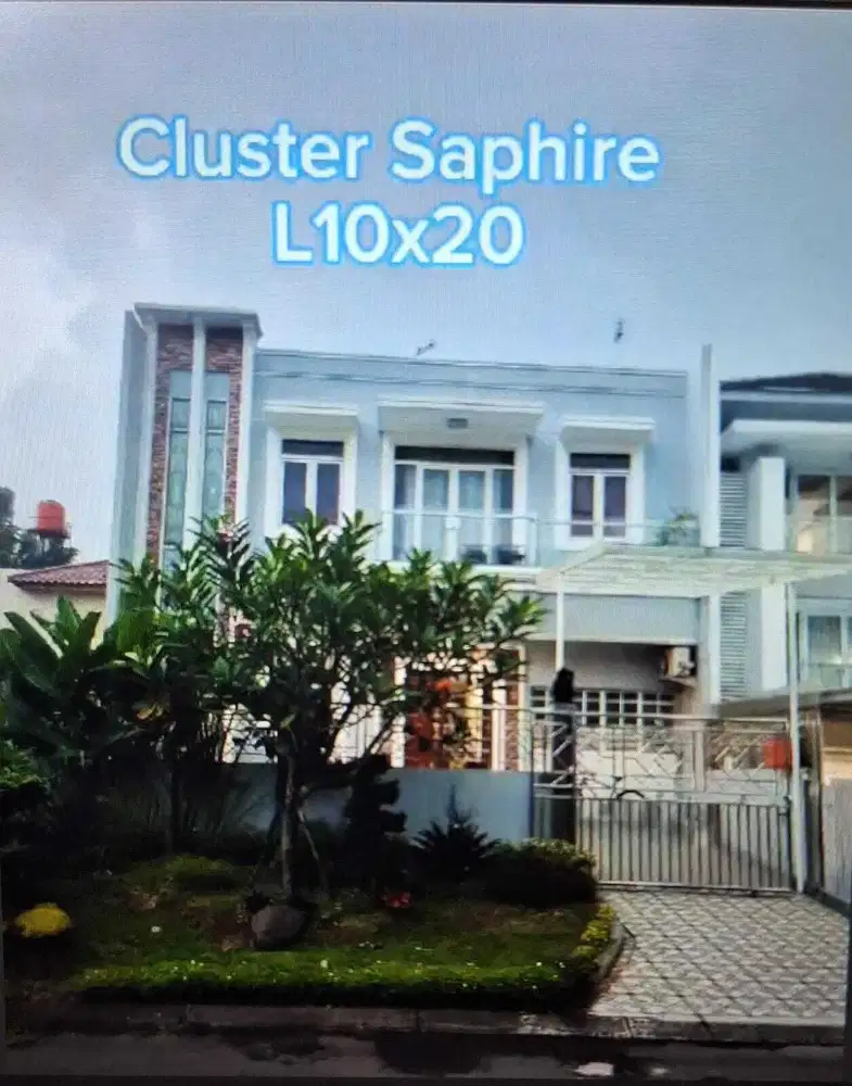 Dijual Rumah Cluster Sapphire PHG