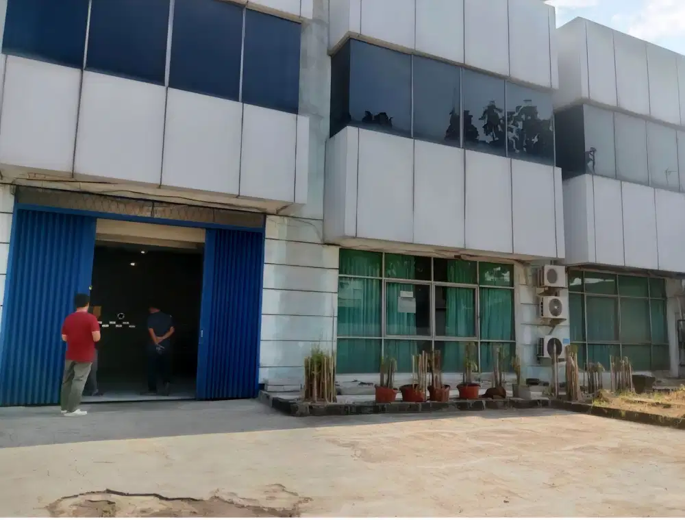 Gudang akses container luas 1152 m2 kawasan industri jababeka cikarang