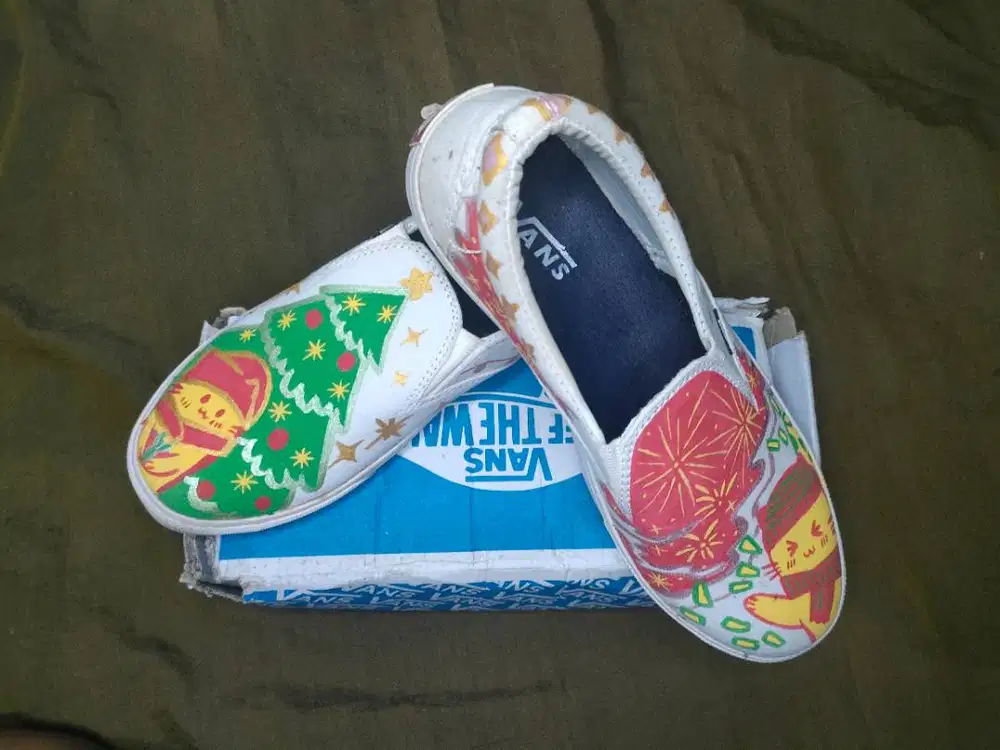 Sepatu Vans Selop Painting