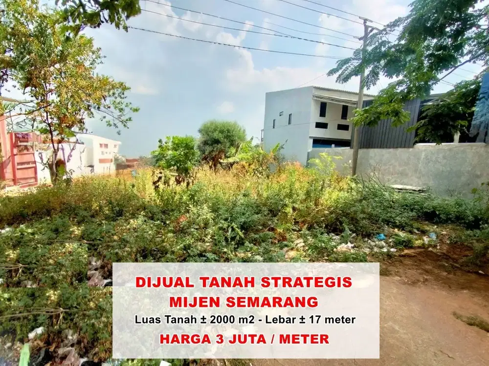 tanah lokasi stragtegis di mijen semarang