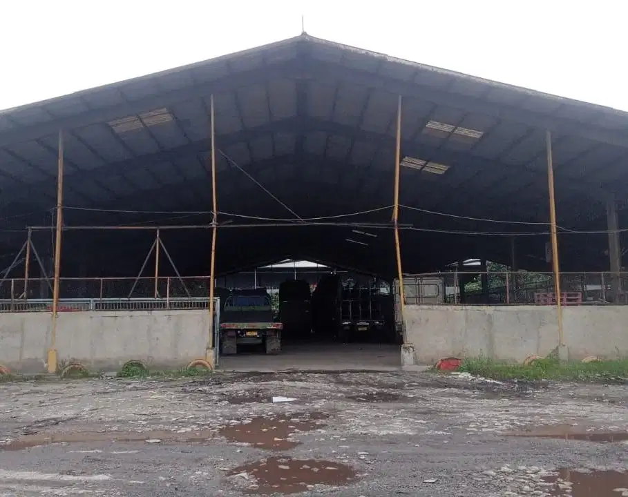 Dijual gudang dengan tanah luas  di Gunung Putri Bogor