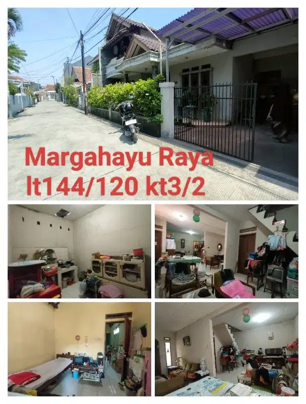 dijual MURA rumah lt144/122 hrg895jt Margahayu Raya buah batu Bandung