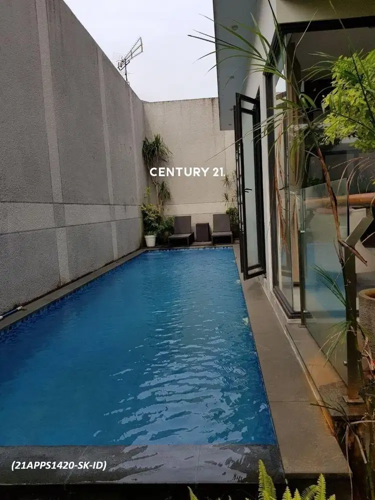 Dijual Rumah Minimalis Modern Ada Kolam Renang Dibukit Mas Rempoa