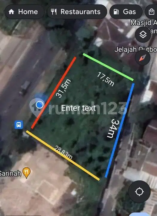 tanah pinggir jalan cangkiran mijen