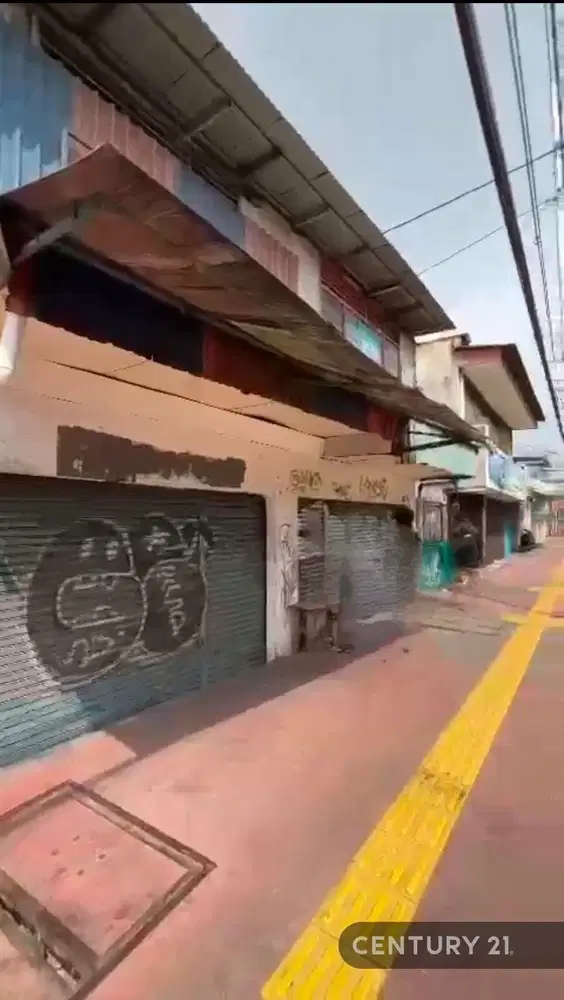 Dijual Tempat Usaha Sekaligus Rumah Di Pinggir Jalan Besar Angke