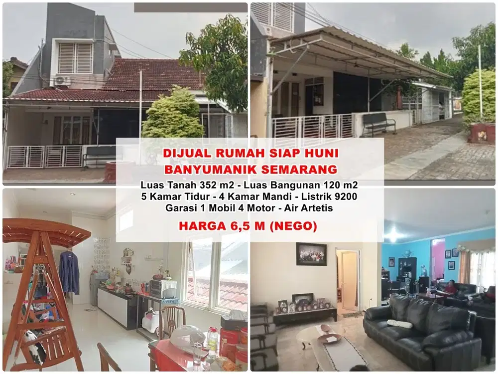 Jual rumah siap huni banyumanik semarang