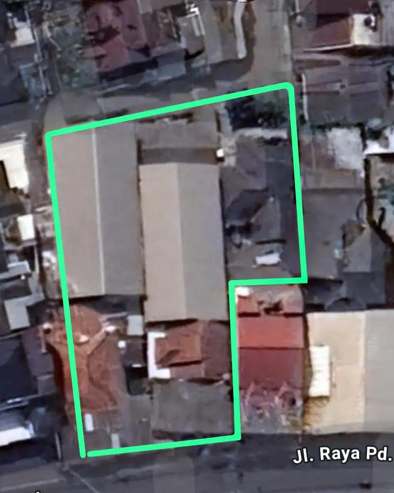 Kavling pinggir jalan Jombang Bintaro Cocok utk usaha 230203