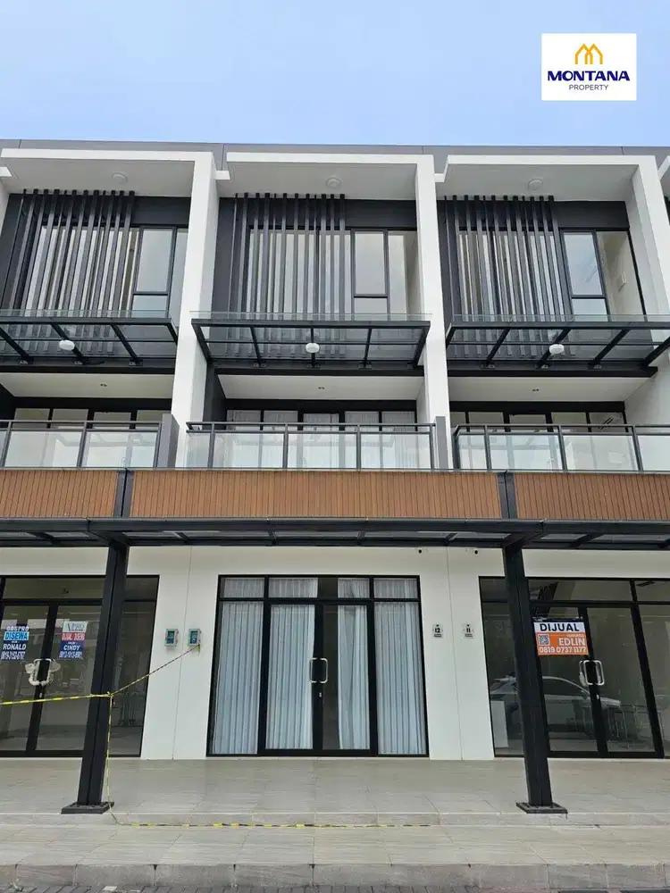 Disewa Ruko HAMPTON Promenade Tipe Alfresco Siap Pakai