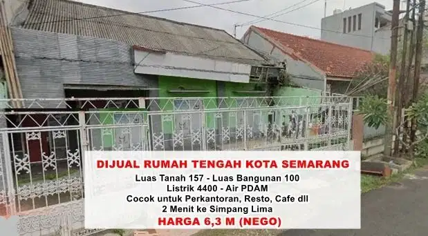 rumah tengah kota semarang