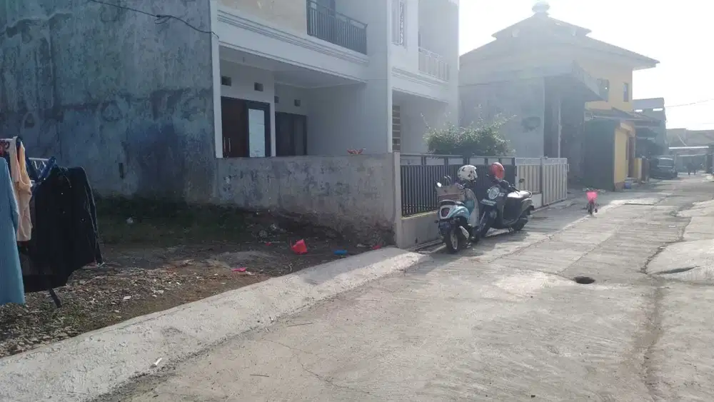 dijual tanah siap bangun jalan 2 mobil luas 96mtr (6 x16) di antapani