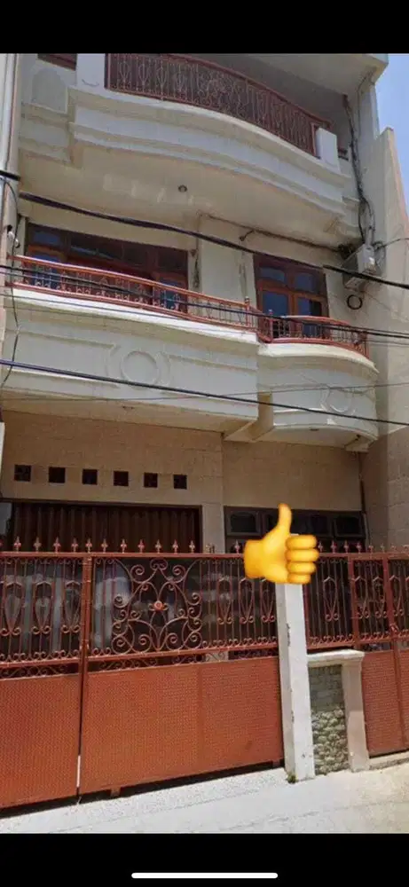 Dijual Rumah 4 Lantai Modern di Pademangan Barat Jakarta Utara