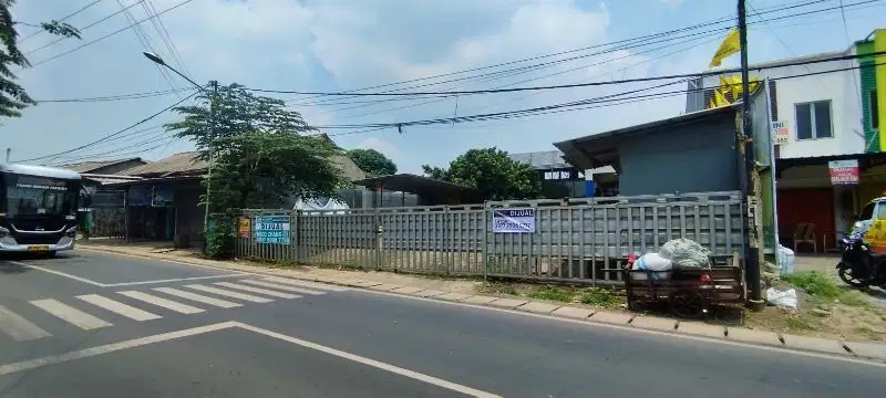 Jalan raya H Djole Pasar Lama bantar gebang