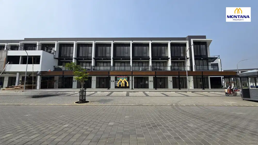 Jual Ruko Baru HAMTON 3LT Hadap Jalan Siap Pakai