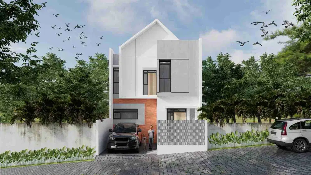 Rumah 2 lantai terlaris free desain Dekat jatihandap padasuka cicaheum bandung