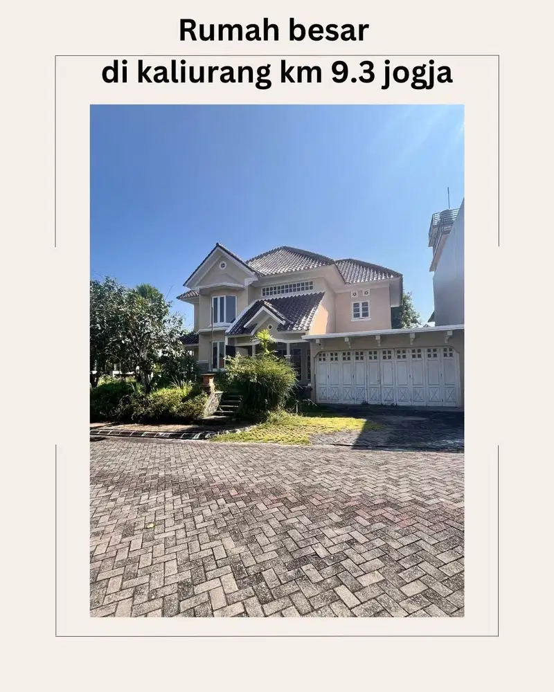 Dijual rumah besar di perumahan elite Kaliurang km 9,3 Yogyakarta