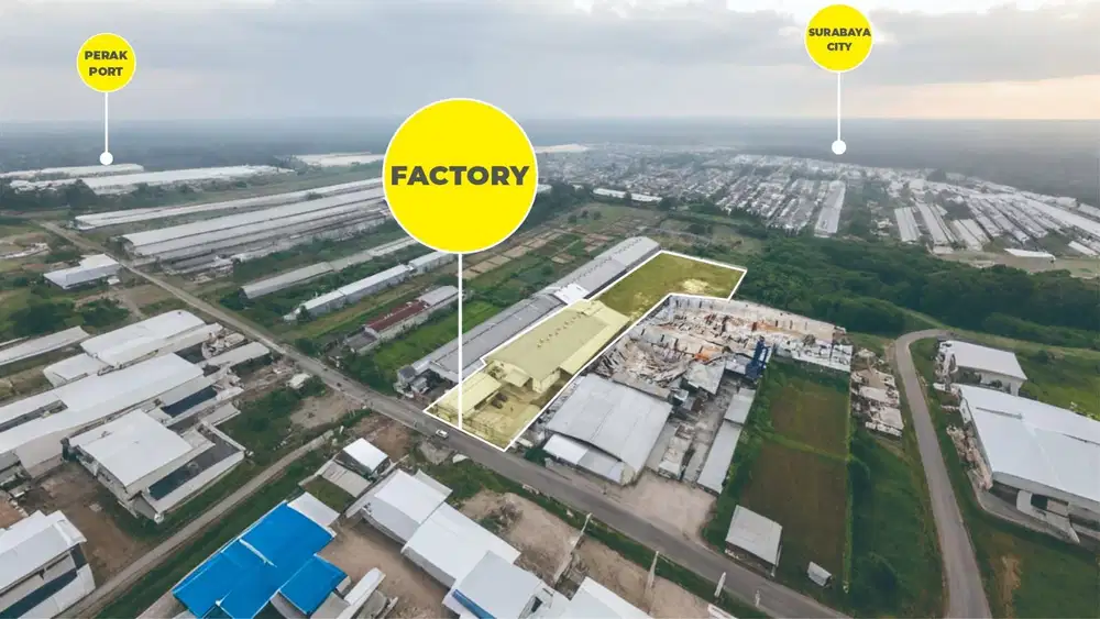 Sewa Gudang besar menganti, Gresik siap pakai