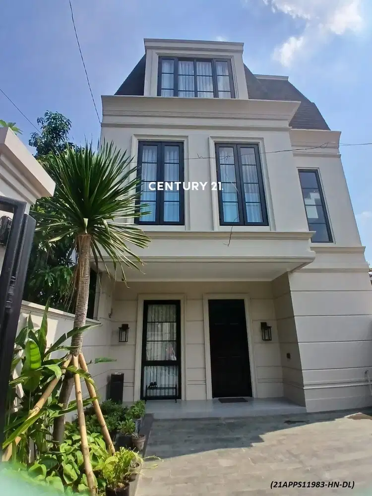 Dijual Rumah 3 Lantai Brand New Indent Dekat TOL Veteran JakSel