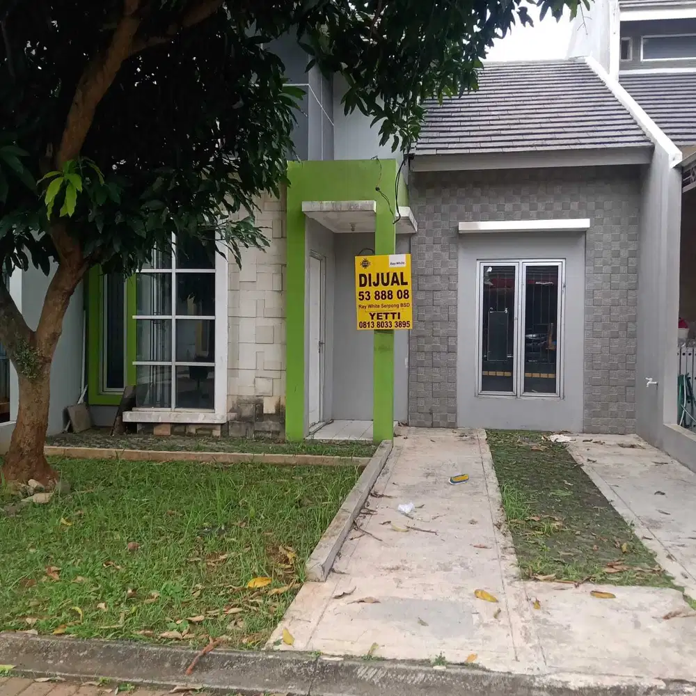 RUMAH SERPONG GARDEN 1 LUAS 105 METER MURAH