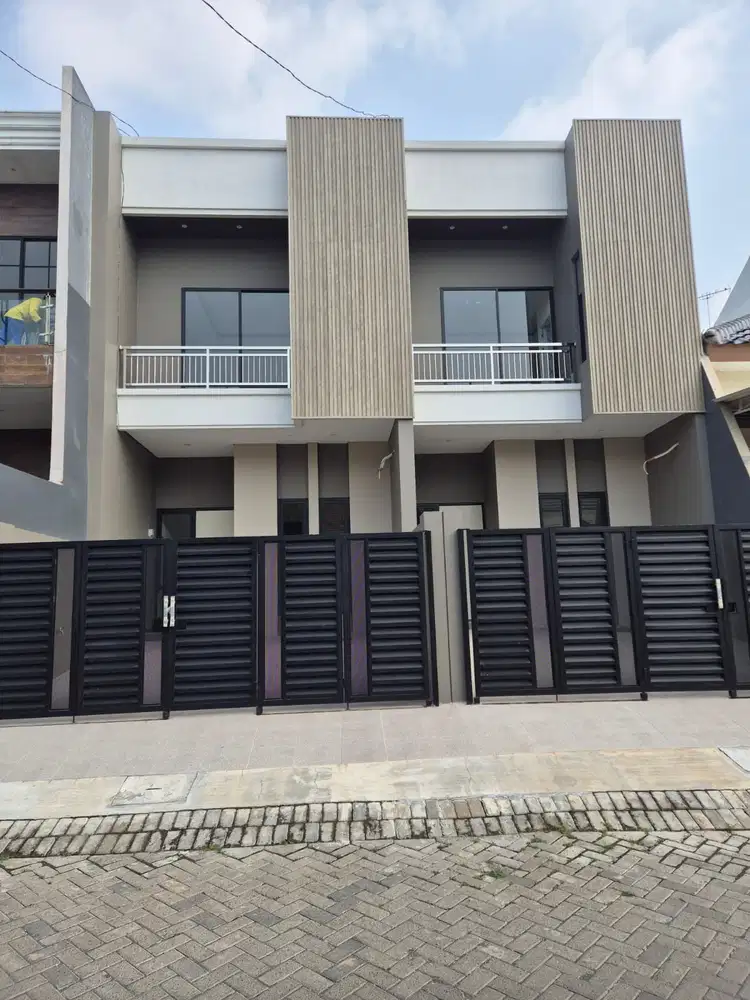 DIJUAL 2 RUMAH KEMBAR BARU SIAP HUNI VILLA KALIJUDAN INDAH