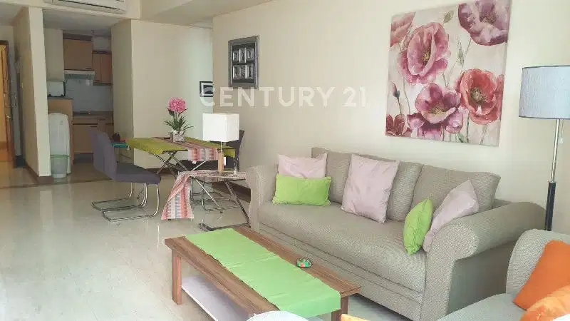 Apartment Cassablanca 2BR Siap Huni Lantai Bawah Hadap Kolam