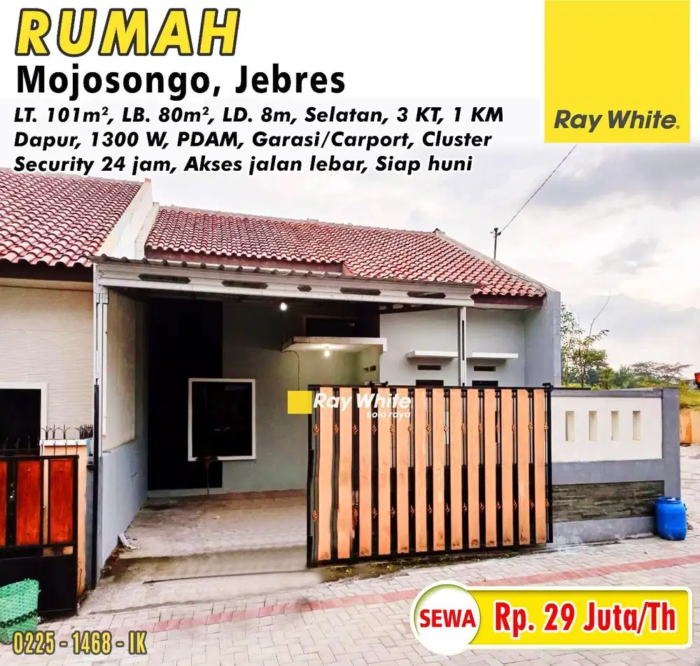 Sewa Rumah Siap Huni dekat Underpass Joglo