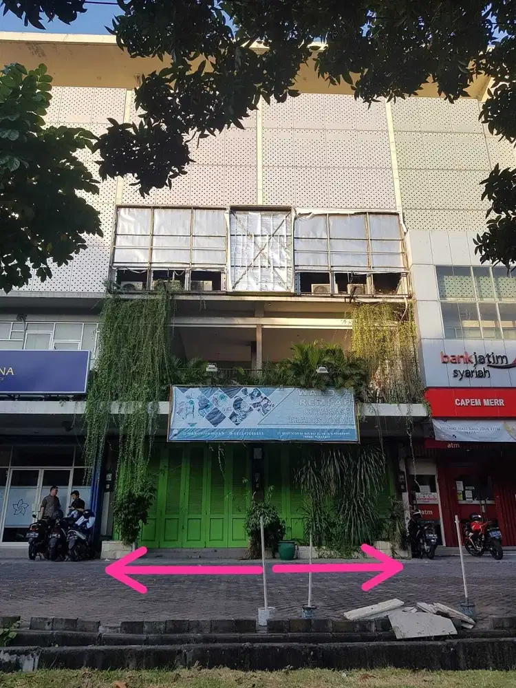 Disewakan Ruko 4 Lantai Nol Jalan Raya Merr
