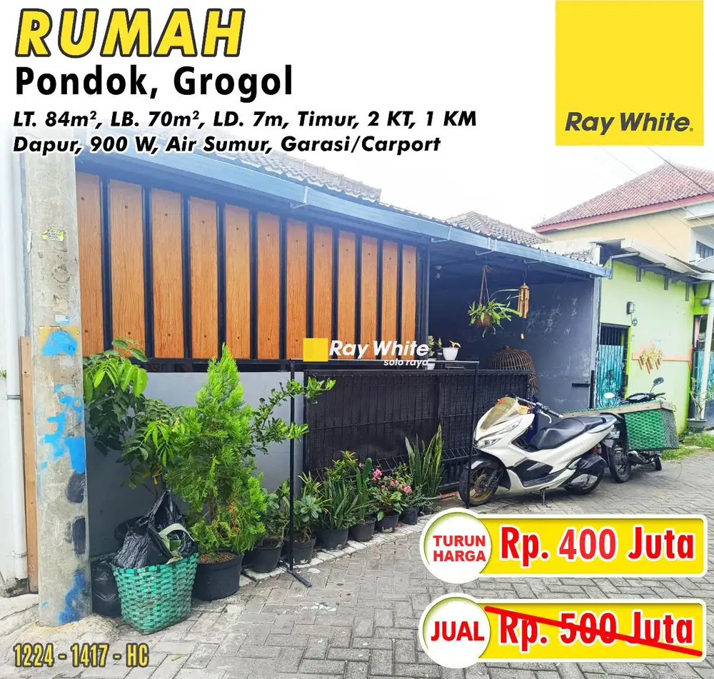 Rumah Nyaman di Pondok, Grogol, Sukoharjo