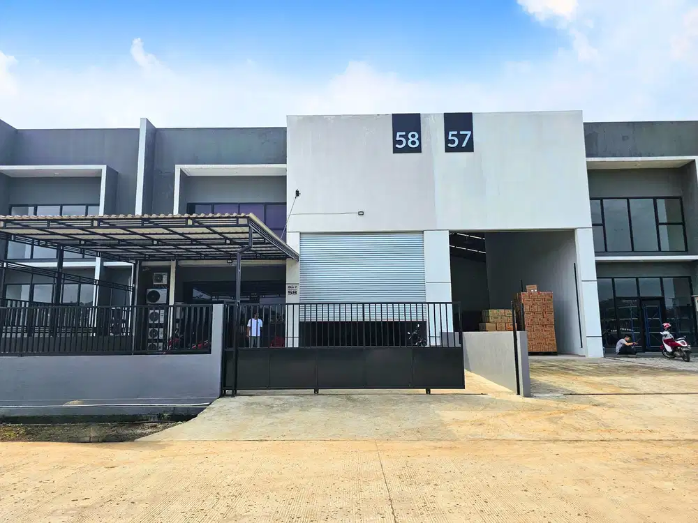 Gudang Dan Kantor 2 Lantai Dengan Izin Industri