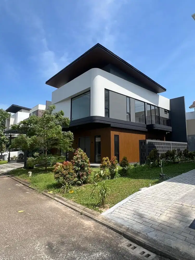 Rumah Glass House Modern Design The Icon BSD city