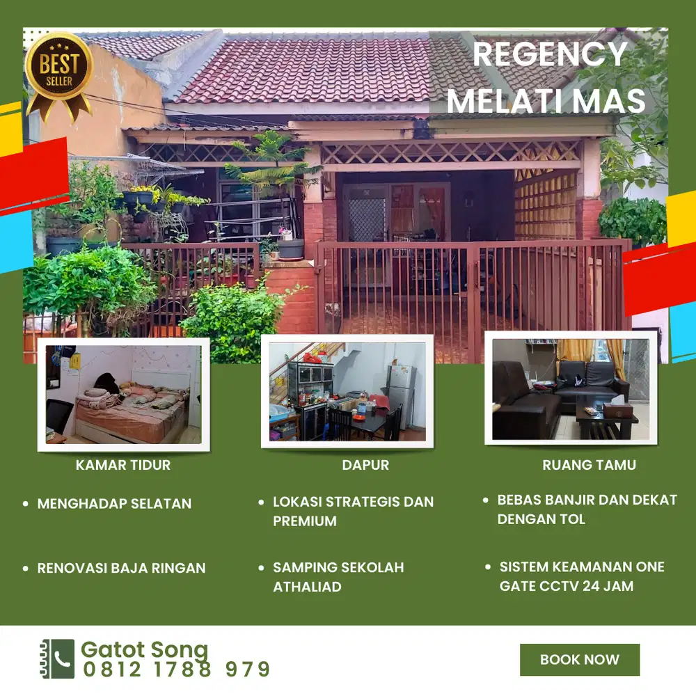 Rumah Di regency Mas Melati Rapih dan Tertata Dengan baik