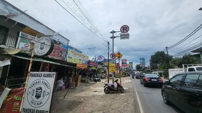 Tanah Pinggir Jalan Raya Puspitek Dekat Sekolah