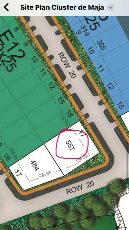 kavling mewah siap babgun di Bsd De Park De Maja