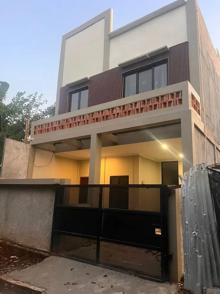 Dijual cepat, rumah minimalis di cirendeu, bebas banjir dan strategis