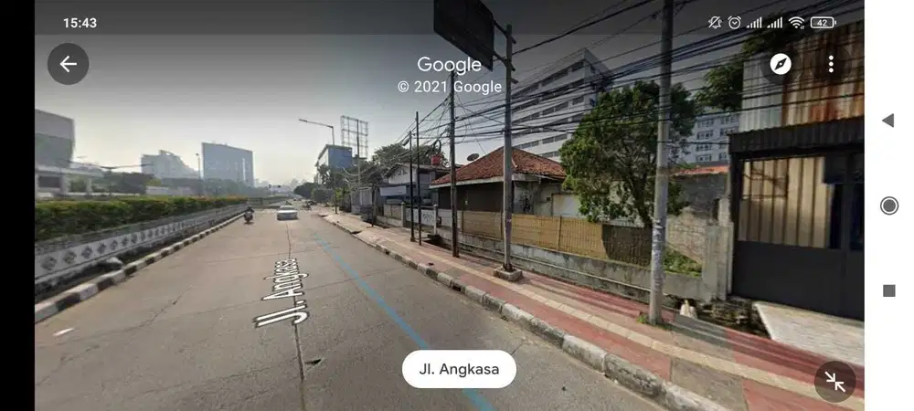 Rumah Tua Area Gunung Sahari Jakpus Zona Komersial