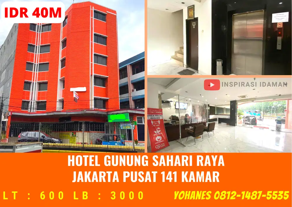 Hotel di Gunung Sahari Raya Jakarta Pusat