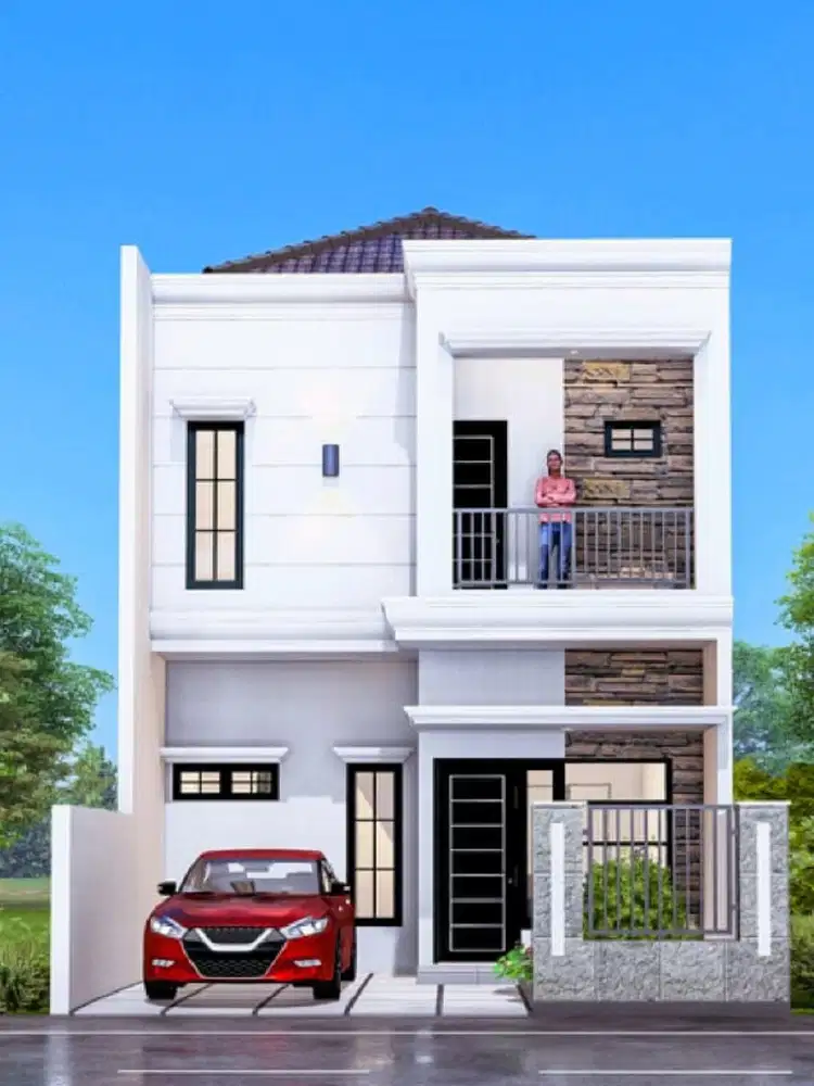 Rumah Modern 2 lantai Baru di Nusa Loka Bsd