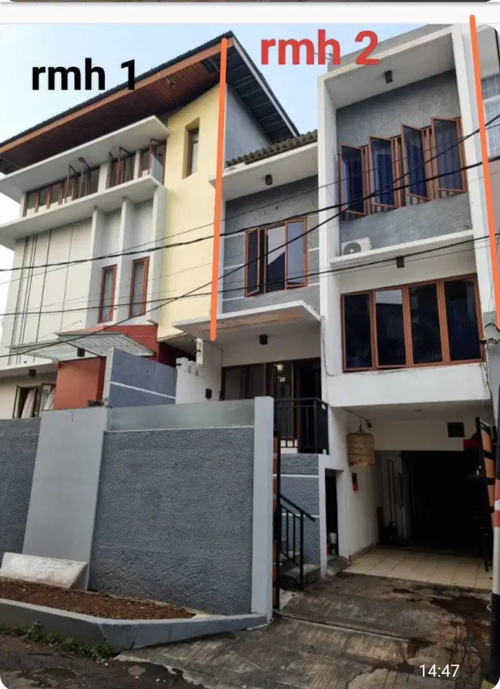 RMH hoek terdiri dr 2 rmh berdempetan,cck utk yg mau tinggal dkt ORTU